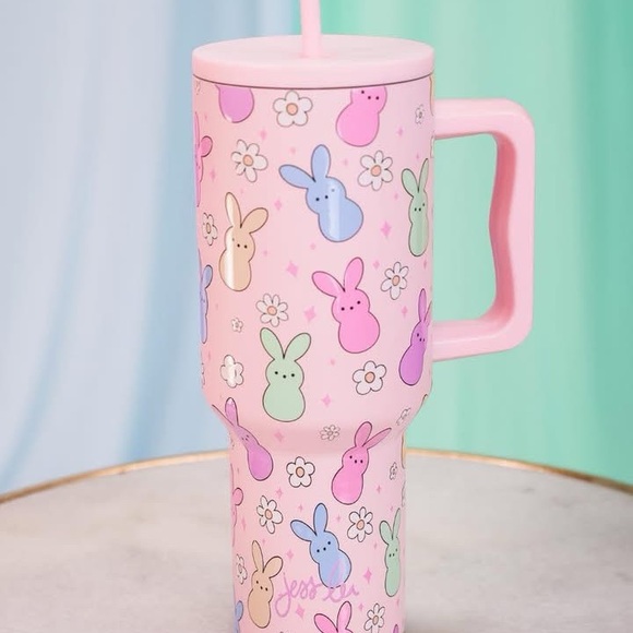 Colorful Peeps Bunny 40oz Travel Mug